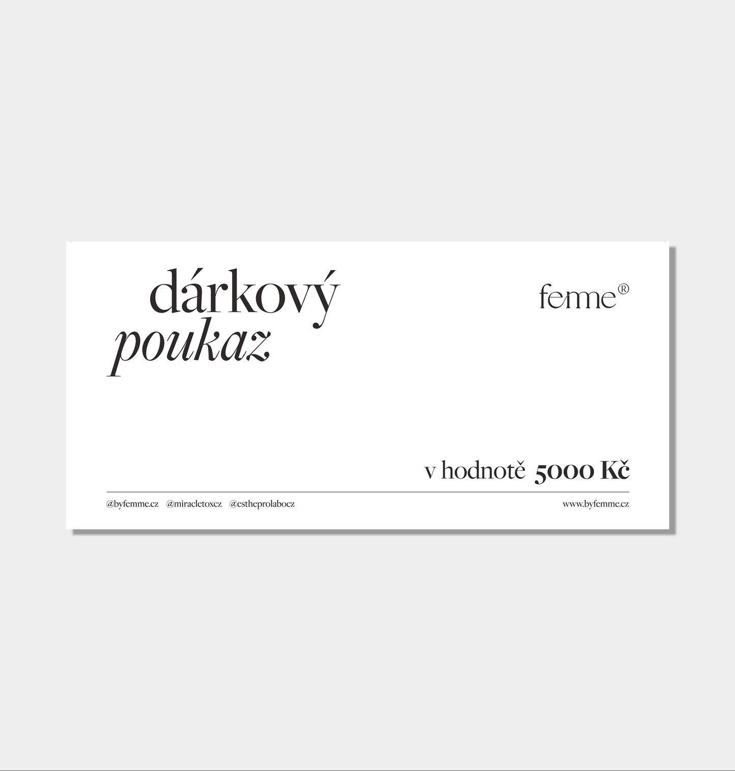 Dárkový poukaz