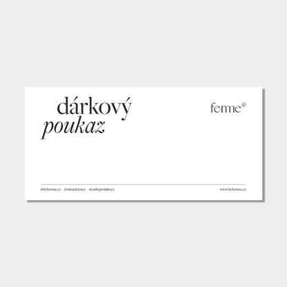 Dárkový poukaz